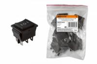 Клавишный переключатель YL-206 черный 3 положения 2з+2з | SQ0703-0017 TDM ELECTRIC