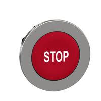 Головка для кнопки 22мм с возврат. красн. заподлицо металл маркировка "STOP" SchE ZB4FA434 Schneider Electric