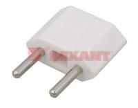 Переходник сетевой плоский "Тефаль" бел. Rexant 11-1041