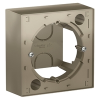 Коробка ATLASDESIGN для наружного монтажа шампань - ATN000500 Schneider Electric