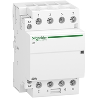 Контактор модульный iCT40A 4НО 220/240В АС 50Гц | A9C20844 Schneider Electric