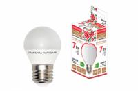 Лампа светодиодная FG45-7 Вт-230 В-3000 К–E27 Народная | SQ0340-0188 TDM ELECTRIC