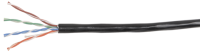 Кабель связи витая пара U/UTP кат. 5E 4 пары LDPE 1м черн. GENERICA ITK BC3-C5E04-139-305-G IEK (ИЭК)