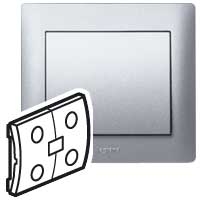 Выключатель IN ONE алюминий Galea Life Legrand 771391