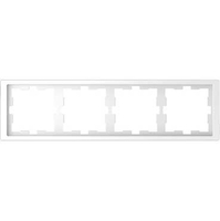 Рамка четырехпостовая D-Life белый лотос SD - MTN4040-6535 Schneider Electric
