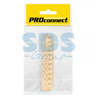 Колодка клеммная КВ-10 10А 10мм PROCONNECT Индивидуальная упаковка 1 шт | 07-5010-9 REXANT