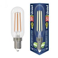 Лампа светодиодная для холодильников и вытяжки прозрачная LED-Y25-5W/3000K/E14/CL GLZ04TR Теплый белый свет (3000K) Картон Uniel UL-00007129