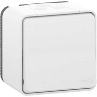 Переключатель проходной 1-кл. ОП Mureva Styl 10А IP55 (сх. 6) в сборе бел. SchE MUR39021 Schneider Electric