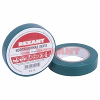 Изолента ПВХ 15 мм х 20 м, зеленая, упаковка 10 роликов | 09-2603 REXANT