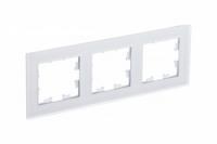 Рамка 3-м AtlasDesign Nature матов. стекло бел. SchE ATN330103 Schneider Electric