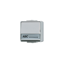 Кнопка накладная без фиксации 1п 1НО IP44 JUNG 631NAW