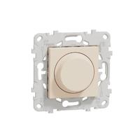 Механизм светорегулятора поворотно-нажимного LED WISER UNICA NEW 200Вт универс. беж. SchE NU551844 Schneider Electric