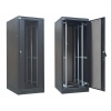 Шкаф напольный WZ-IT-426010-29AA-2-161-FP 19",42U,1963х600х1000мм,дв.ст.спл.с трехт.замк.с руч.,укороч.дв.+ф.п.3Uчерны(RAL9005)разобр.| 411241 | Zpas
