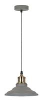 Светильник PL-600 C68 подвес. LOFT 1х E27 40Вт 230В сер.+стар медь металл Camelion 13415
