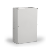 Cubo C 400 x 600 185 мм, выбивные фланцы, серая крышка, PC, IP 66/67, включает вставку рамную - CPCF406018G Ensto