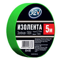 Изолента ПВХ 15мм (рул.5м) зел. REV 28678 3