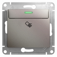 Выключатель карточный 1-кл. Glossa (сх. 6) 10AX механизм платина SchE GSL001269 Schneider Electric