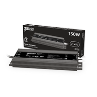 Блок питания (драйвер) для светодиодной ленты 150 Вт 24 В IP66 LED STRIP PS Gauss - 202022150
