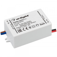 Блок питания ARJ-KE38500 (19W, 500mA, PFC) (ARL, IP44 Пластик, 5 лет) Arlight 028397