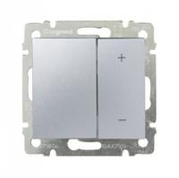 Механизм светорегулятора кнопочного СП Valena 40-600Вт алюм. Leg 770274 Legrand