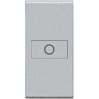 Клавиша Axial "Лампа" размер 1мод. LivingLight алюм. Leg BTC NT4916A Legrand