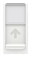 Розетка компьютерная 1-м 1мод. Unica Modular RJ45 кат.5E STP бел. SchE NU341218 Schneider Electric