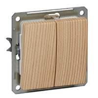 Механизм выключателя 2-кл. СП W59 16А IP20 сосна SchE VS516-252-7-86 Schneider Electric