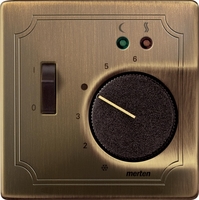 Плата центральная терморег. пола. Merten антич. латунь SchE MTN537543 Schneider Electric