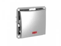 Механизм выключателя 1-кл. СП Дуэт 10А IP20 с индик. серебр. SchE WDE000313 Schneider Electric